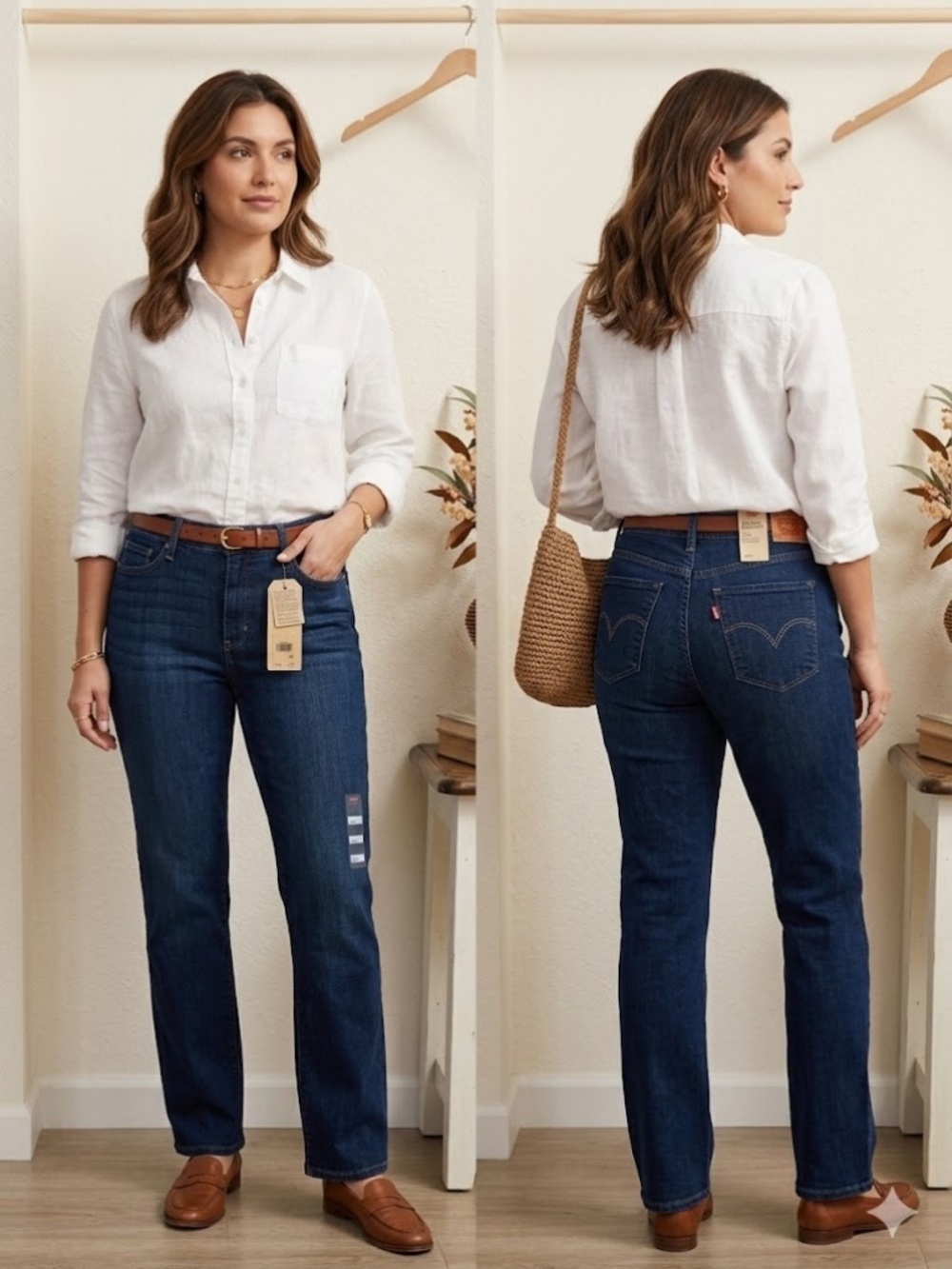 NWT Levi's Classic Bootcut Jeans Mid Rise Stretch - Size 16W (34" Inseam)